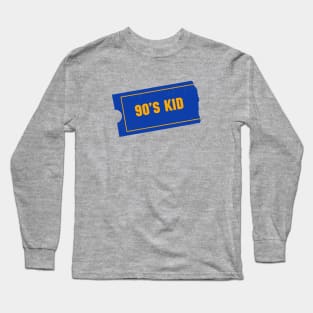 90's Kid - Blockbuster video logo Long Sleeve T-Shirt